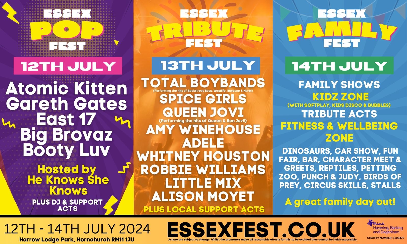 10% off Mind in Havering, Barking and Dagenham – Essex Fest offer